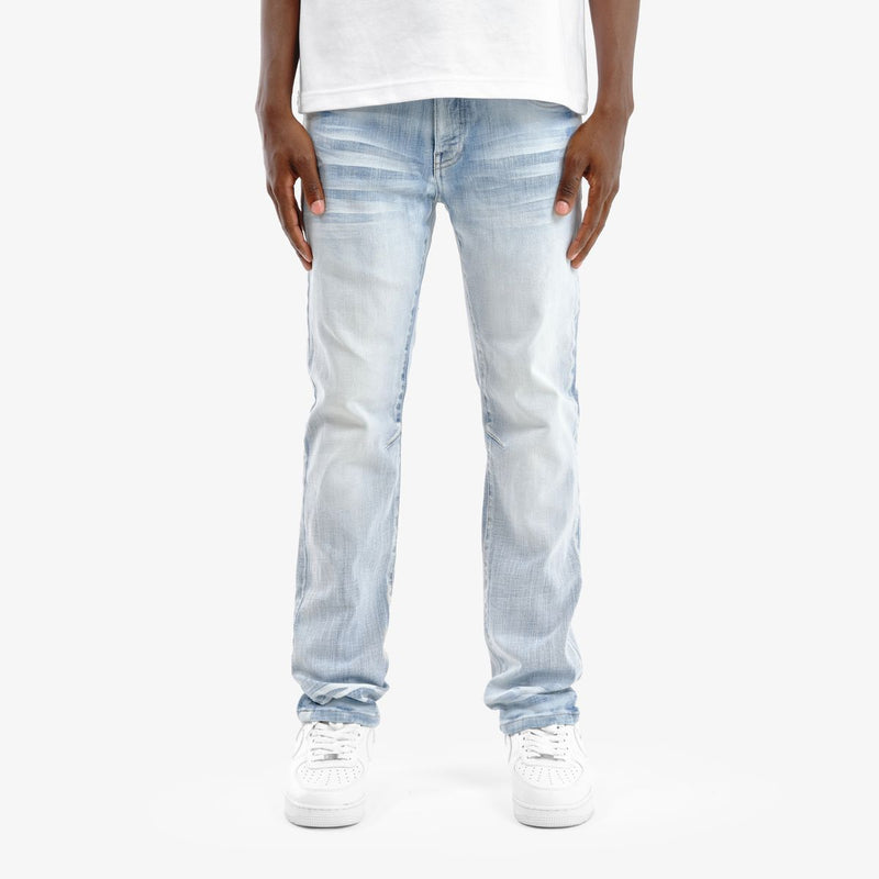 Copper Rivet 'Destroy Effect' Cross Hatch Denim (LSB) 533016