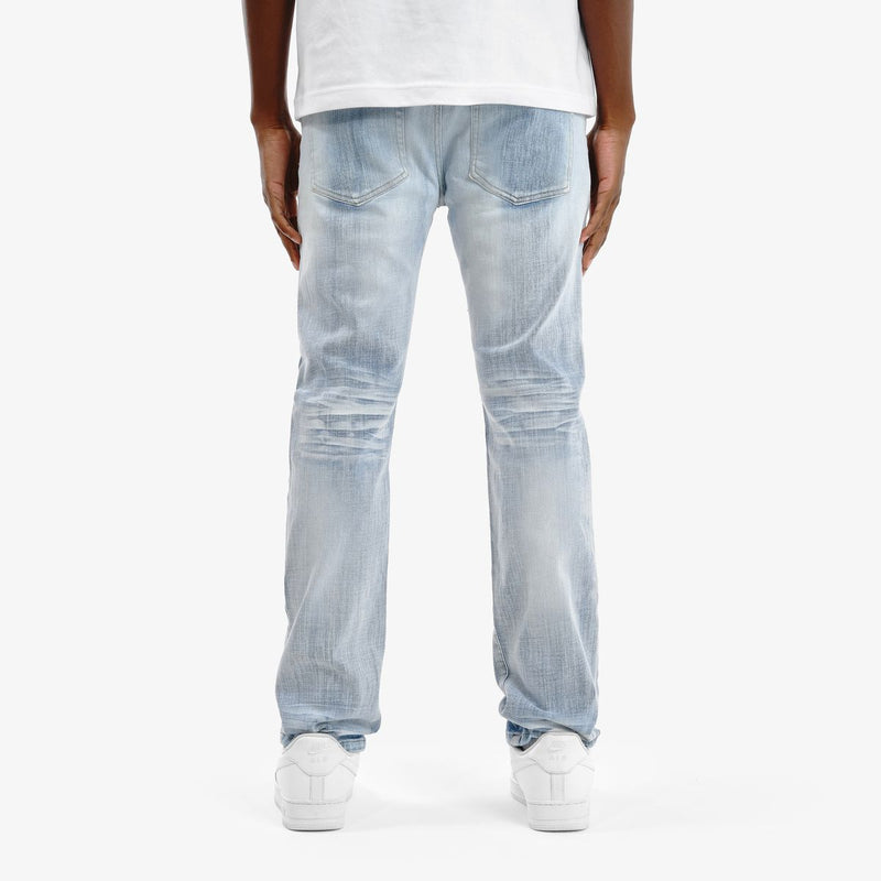 Copper Rivet 'Destroy Effect' Cross Hatch Denim (LSB) 533016