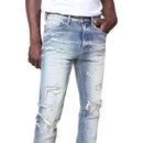 Smoke Rise Vintage Washed Denim (Fennel Blue) JP23733
