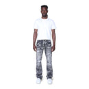 Smoke Rise Denim Stacked Pants (Titan Grey) JP25609