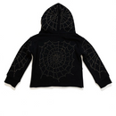 FWRD Kids 'Spider Web' Rhinestone Pullover Hoodie (Black) FW-10598K