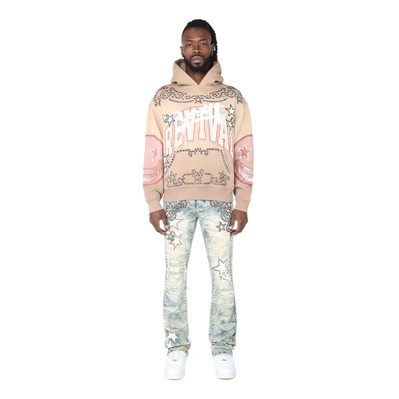 Smoke Rise 'Maximalist' Hoodie (Dune) F025158 - FRESH N FITTED