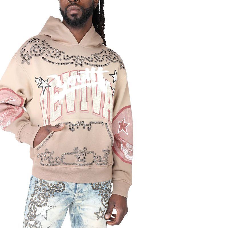 Smoke Rise 'Maximalist' Hoodie (Dune) F025158 - FRESH N FITTED