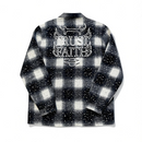 Kloud9 'Faith' Padded Rhinestone Plaid Jacket (Black) J25336U