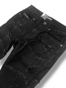 Makobi 'Pastoni' Stacked Denim (Black) M1984