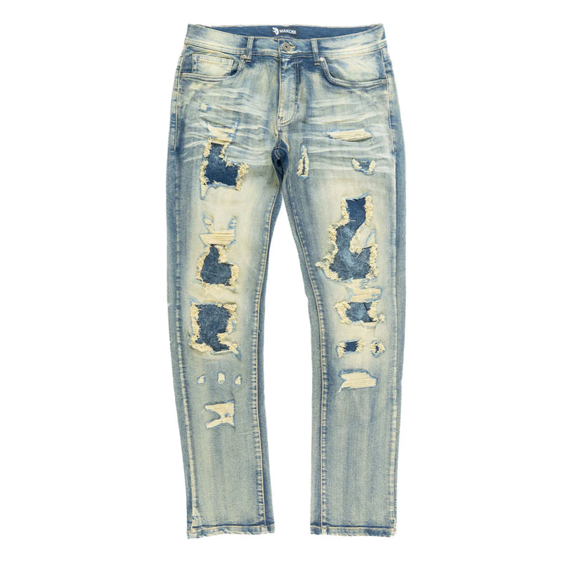 Makobi 'Argento' Denim (Dirt) M1993 - FRESH N FITTED