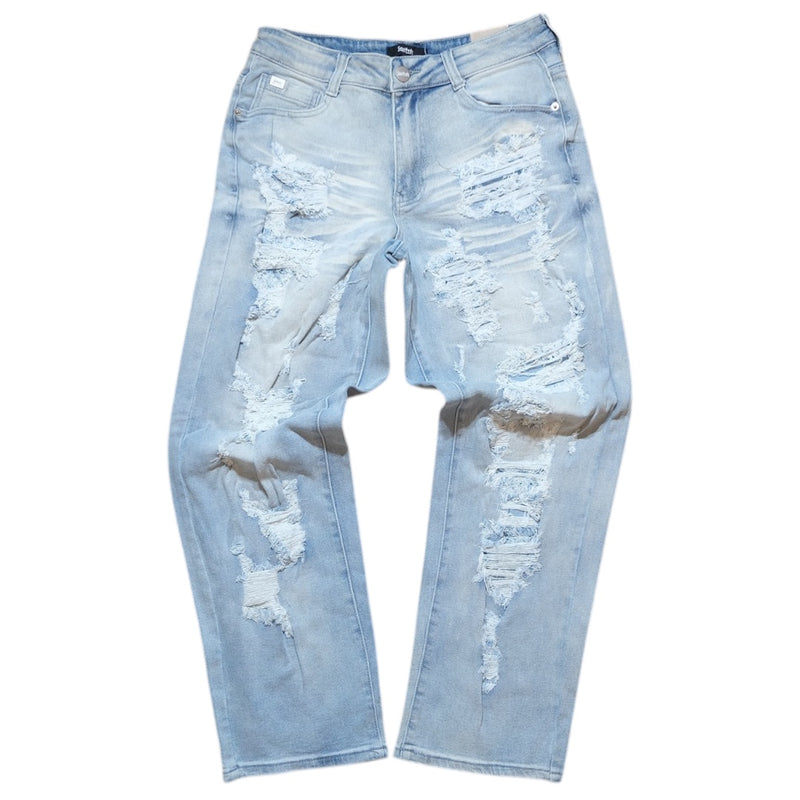 Switch 'Loose Ripped' Denim (Lt.Blue) SF4618 - FRESH N FITTED