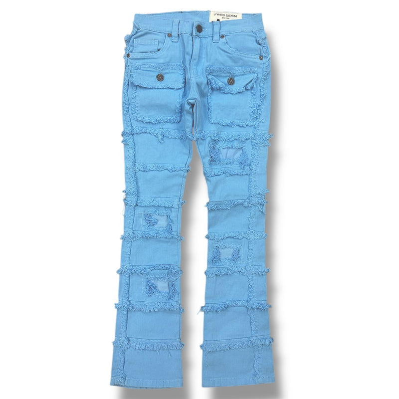 FWRD Kids 'Static’ Stacked Denim (Carolina Blue) FW-330044K - FRESH N FITTED