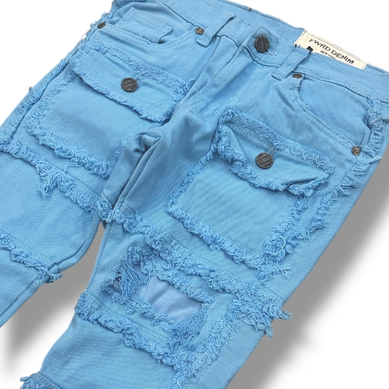 FWRD Kids 'Static’ Stacked Denim (Carolina Blue) FW-330044K - FRESH N FITTED