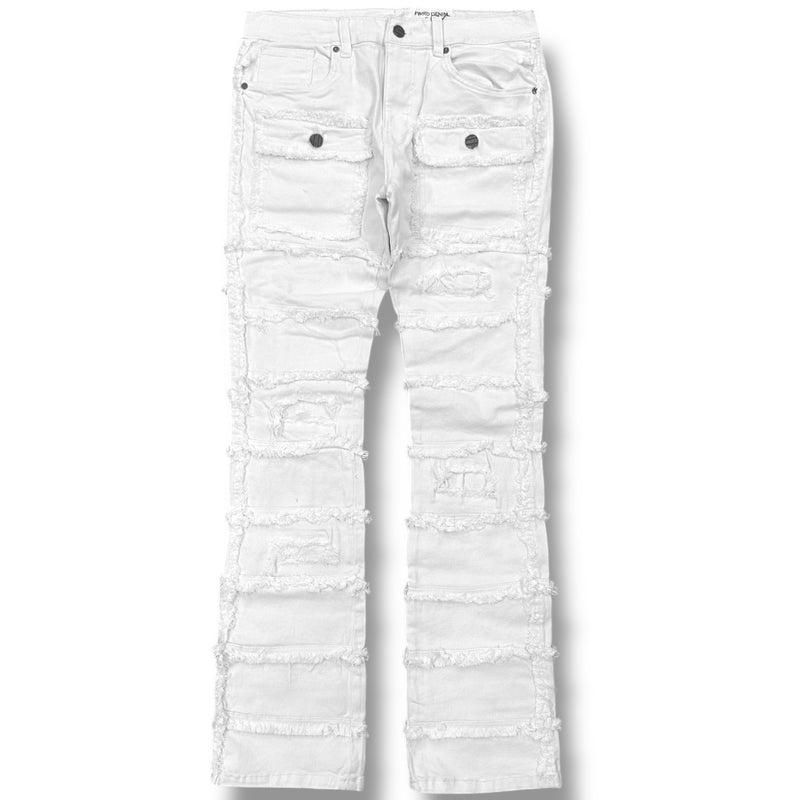 FWRD 'Static Layer Twill Stacked Denim' FW-330044 (White) - FRESH N FITTED