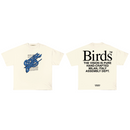 Birds 'Cocaine Blues' Cream Oversized Ultra-Premium Box S/S T-Shirt - FRESH N FITTED