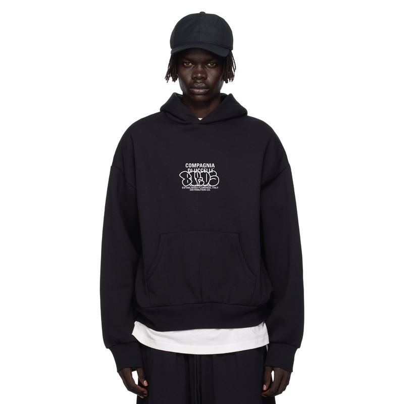 Birds 'Kiss Of Death' Onyx Ultra-Premium Oversized Hoodie - FRESH N FITTED