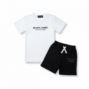 Black Label Kids 'Premium' Set (Black/White) - FRESH N FITTED