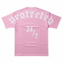 Protector and Maintainer 'Protected 24/7' T-Shirt (Pink) - FRESH N FITTED