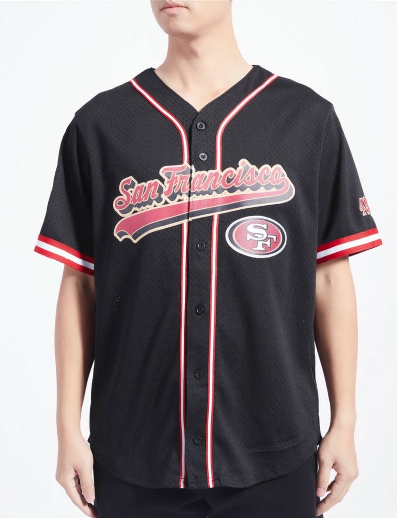 Pro Standard San Francisco 49ers Mesh Pro Team Jersey (Black/Red) FS41410156 - Fresh N Fitted Inc