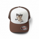 MUKA 'Divine' Trucker Hat (White/Brown) T5516B - FRESH N FITTED