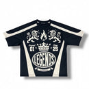 Rebel Minds 'Crown Legends' AirMesh Jersey (Black) 610-11155 - FRESH N FITTED