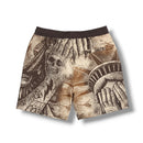 Rebel Minds 'Weeping Liberty' Board Shorts (Brown) 610-14917 - FRESH N FITTED