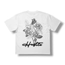 Rebel Minds 'Hustle Puff Print' T-Shirt (White) 610-11122 - FRESH N FITTED
