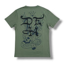 Ed Hardy 'Love Dies Hard' T-Shirt (Lt. Olive) EHM11200-116 - FRESH N FITTED