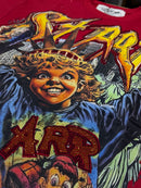 BKYS 'Start' Cropped Rhinestone T-Shirt (Red) T1368 - FRESH N FITTED