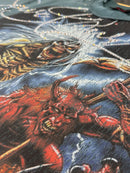 Rare Peace 'Save Our Souls' Oversized Rhinestone Cropped T-shirt (Pine Green) RT6009 - FRESH N FITTED