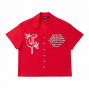 Concept LA 'Freedom' Nylon Button Down (Red) CSET_TOP1 - FRESH N FITTED