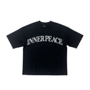 Inner Peace 'Peace Every Where' Oversized Rhinestone T-Shirt (Black) - FRESH N FITTED