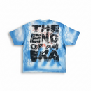 Tie-dye t-shirt with graphic design on a white background by Fresh N Fitted