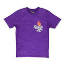 Rebel Minds 'Darkness' Acid Washed T-Shirt (Purple) 141-169 - FRESH N FITTED-2 INC
