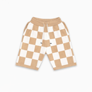 George V 'Knited' Shorts (Beige/White) GV2901 - FRESH N FITTED
