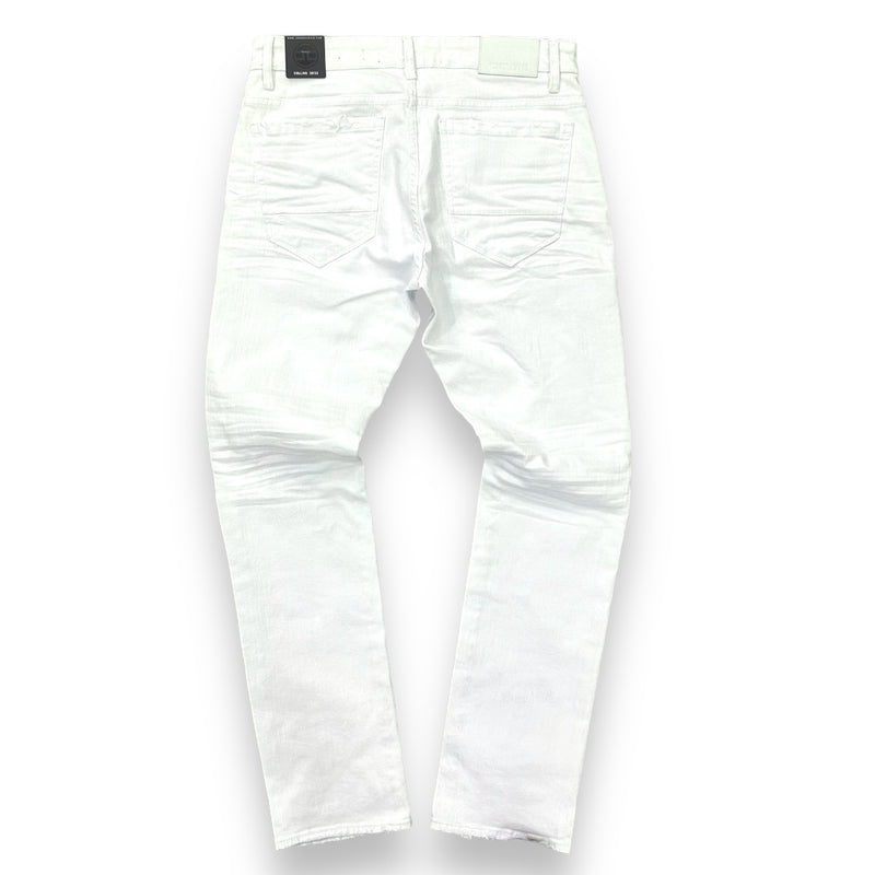Jordan Craig Collins Denim W/ Shreds (White) JC990R - FRESH N FITTED