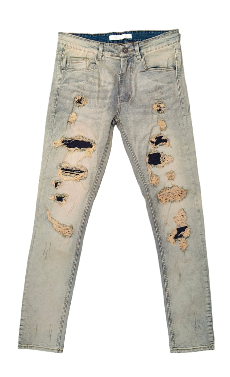KDNK 'Patched' Denim KND4468 - FRESH N FITTED