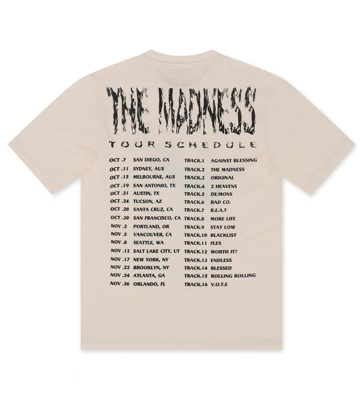 Last Project 'The Madness' Over Sized T-Shirt (Off White) LP122 - FRESH N FITTED