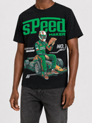 Black 3Forty Inc. Speed Maker T-shirt, a casual men's tee with the brand logo and stylish design on the front.