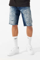 Jordan Craig 'Arlington' Denim Shorts (Deep Blue) J3203S - FRESH N FITTED