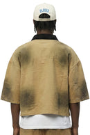 Kleep Jersey 3/4 Sleeve Polo (Khaki) KSP7110S - FRESH N FITTED
