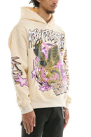 KDNK 'Apex' Fleece Hoodie (Cream) KNC024 - FRESH N FITTED