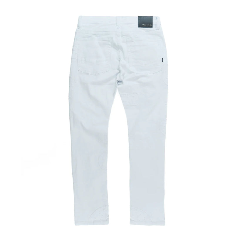 Makobi 'Mancini' Denim (White) M1945 - FRESH N FITTED