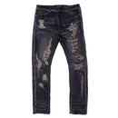Makobi 'Danielli' Unzipped Denim (Vintage Wash) M1973 - Fresh N Fitted Inc