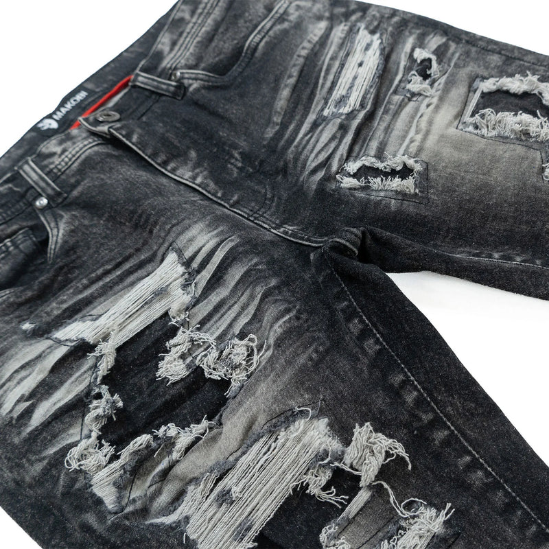 Makobi 'Argento' Denim (Black Wash) M1993 - FRESH N FITTED