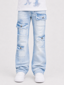 Makobi Kids "Cesare" Stacked Denim (Lt. Wash) B1968