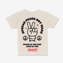 R3TRO WORLD Kids 'Spread Peace' Tee (Natural)