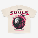 Atelier Noire 'Lucky Souls' Premium Washed Heavyweight Cropped Shirt (Cream) - FRESH N FITTED