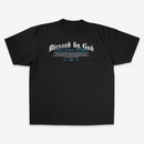 Atelier Noire 'Blessed By God' Premium Washed Heavyweight Cropped Shirt (Black) - FRESH N FITTED