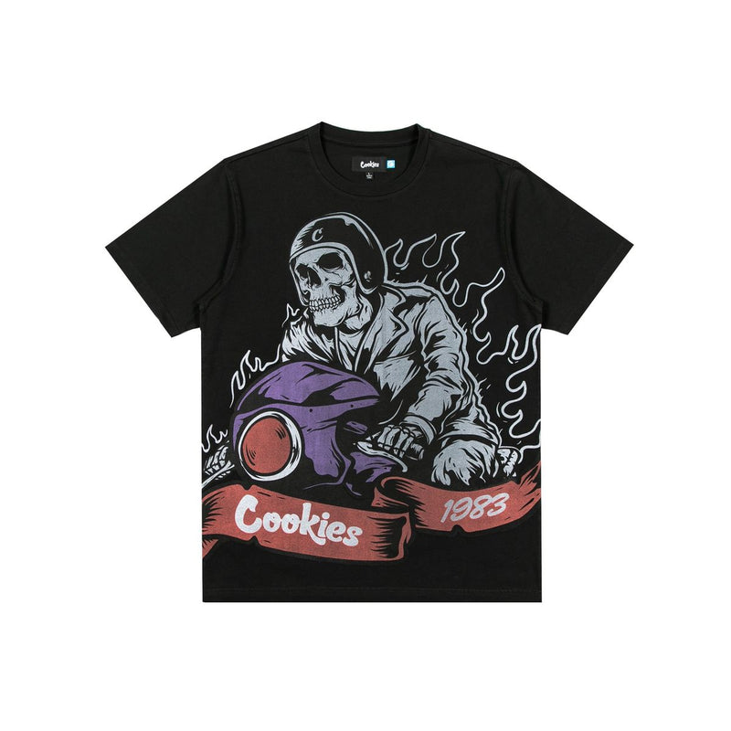 Cookies 'Outlaws Rider' T-Shirt (Vintage Black) CM251KST09 - FRESH N FITTED