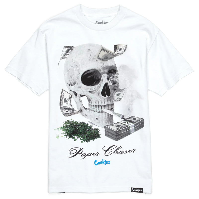 Cookies 'Paper Chaser SS' T-Shirt (White) CM244TSP05 - FRESH N FITTED