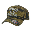 MUKA 'Trust The Process' Trucker Hat (Khaki Tiger Camo) S4459 - FRESH N FITTED