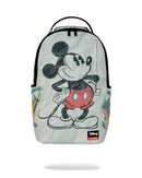 Sprayground Disney Mickey Sketch backpack featuring a colorful cartoon Mickey Mouse design and adjustable shoulder straps.