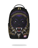 Sprayground Marvel Wakanda Black Panther Shark backpack showcasing a bold Black Panther design and shark graphic.